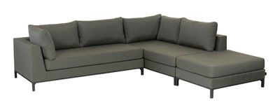 WOOOD Loungeset 'Capri' Rechts, Aluminium, kleur Groen