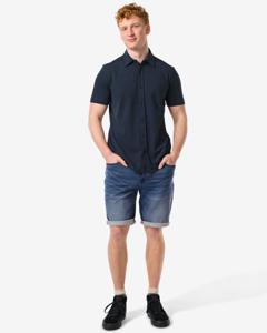 HEMA Herenshort Jogdenim Middenblauw (middenblauw)