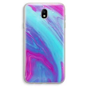 Zweverige regenboog: Samsung Galaxy J7 (2017) Transparant Hoesje