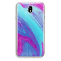 Zweverige regenboog: Samsung Galaxy J7 (2017) Transparant Hoesje