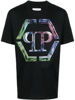 Philipp Plein t-shirt SS PP Glass à col rond - Noir - thumbnail