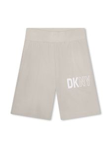 Dkny Kids short en coton à logo imprimé - Blanc