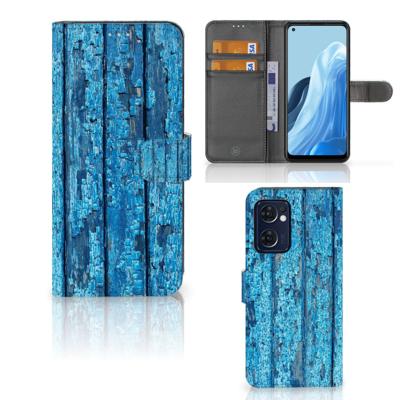 OPPO Find X5 Lite | Reno 7 5G | Book Style Case | Wood Blue