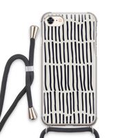 Moroccan stripes: iPhone 8 Transparant Hoesje met koord