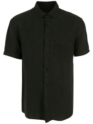 Osklen chemise texturée à manches courtes - Noir