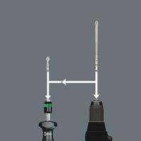 Wera Kraftform Kompakt 60 Torque Schroevendraaier met meerdere bits Offset screwdriver - thumbnail