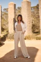 Fardeau gold stripe trousers - latte - 12995