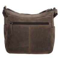 Hide & Stitches idaho schoudertas-Dark Brown