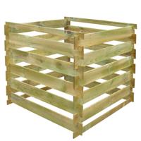 Compostbak gelat vierkant 0,54 m³ hout