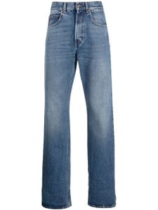 Gucci jean droit à bandes GG - Bleu