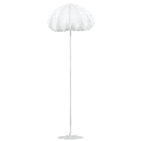 WOOOD Vloerlamp 'Dalia' Papier, 150cm