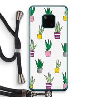 Sanseveria: Huawei Mate 20 Pro Transparant Hoesje met koord