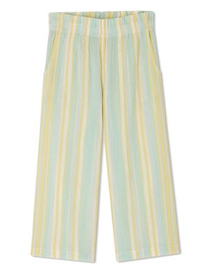 Bonpoint pantalon Aloise à rayures - Bleu