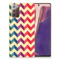 Samsung Note 20 | TPU bumper | Zigzag Multi Color