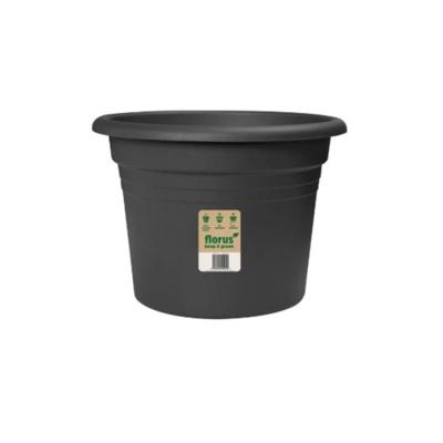 Pot mediter.cilindro d20 cm antract - Florus