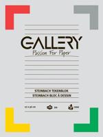 Gallery Steinbach tekenpapier, 200 g, ft 27 x 36 cm, blok van 20 vel