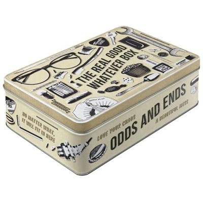 Nostalgic Art?Bewaarblik/opbergblik - Whatever Odds & Ends - Metaal?- 23 x 16 x 7 cm - 2,5 liter