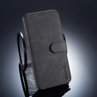 DG. MING Retro olie kant horizontale Flip Case voor Huawei Mate 20 Pro met houder & kaartsleuven & portemonnee (zwart)