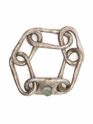 Parts of Four bracelet Roman à maillons épais - Argent