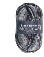 Lana Grossa Meilenweit 100 Denim Mix Black 4655