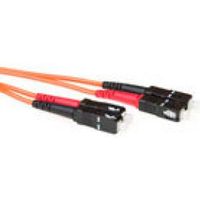 ACT 2 meter LSZH Multimode 50/125 OM2 glasvezel patchkabel duplex met SC connectoren