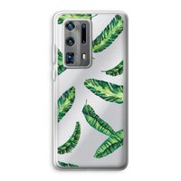 Lange bladeren: Huawei P40 Pro Plus Transparant Hoesje