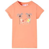 VidaXL Kindershirt 140 perzikkleurig