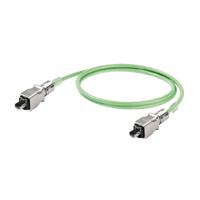 Weidmüller 1119730070 RJ45 Netwerkkabel, patchkabel CAT 5, CAT 5e SF/UTP 7.00 m Groen Vlambestendig, Snagless 1 stuk(s) - thumbnail