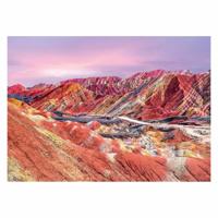 Ravensburger puzzel regenboogbergen, china, 1000st.