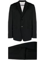 Jil Sander costume slim à simple boutonnage - Noir - thumbnail