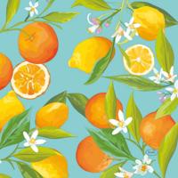 Duni Servetten Lemon Tree 33x33cm