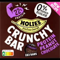 Holie&apos;s Crunchy Bar Protein Peanut Chocolate 3 x 2 Stuks 6 x 20 g bij Jumbo