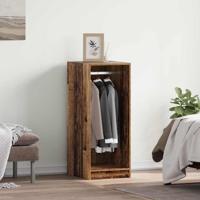 Kledingkast met plank met opslag Oud hout 41 x 48 x 102 cm Bewerkt hout