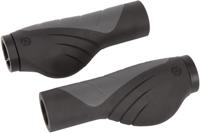 Ergotec Grip aero 2 set handvatten 2x132mm zwart/grijs