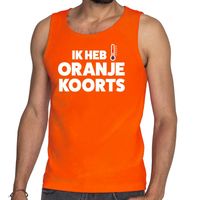 Koningsdag Oranje koorts tanktop / mouwloos shirt oranje heren