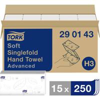 TORK 290143 Papieren handdoeken (l x b) 23 cm x 22.60 cm Wit 3750 stuk(s) - thumbnail