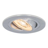 Chandler LED inbouwspot - 3,8W 270lm - GU10 LED Module - 2700K warm wit - Dimbaar - Rond - Kantelbaar - IP20 Voor binnen - RVS