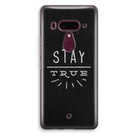 Stay true: HTC U12+ Transparant Hoesje