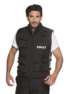 Boland Verkleedpak Swat-Officier Heren Zwart Maat L/XL