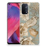 TPU Case voor OPPO A93 5G Vintage Bird Flowers - thumbnail