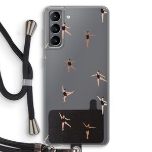 Dancing #1: Samsung Galaxy S21 Transparant Hoesje met koord