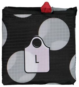 HEMA Boodschappentas - Opvouwbaar - 48x43 (zwart/wit)