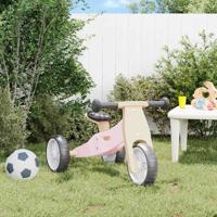 VidaXL Loopfiets voor kinderen 2-in-1 roze