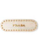 Prada barrette à logo - Tons neutres