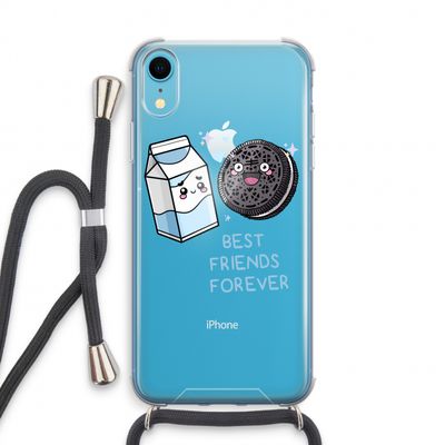 Best Friend Forever: iPhone XR Transparant Hoesje met koord