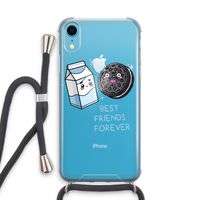 Best Friend Forever: iPhone XR Transparant Hoesje met koord