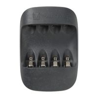 Varta batterij oplader - zwart - voor 4 batterijen - thumbnail