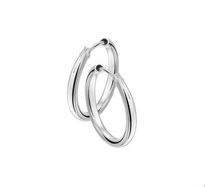 TFT Creolen Ronde Buis Zilver Gerhodineerd Glanzend 2 mm x 38 mm