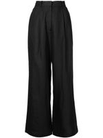 BONDI BORN pantalon ample Komodo en lin - Noir