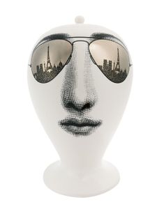 Fornasetti Paris Tour' vase - Blanc